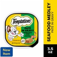 Temptations Adult Paté in Gravy Seafood Medley Perspective: Main