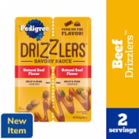 Pedigree Drizzlers Adult Wet Dog Savory Sauce Natural Beef Flavor Perspective: Main