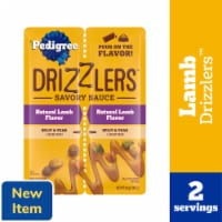 Pedigree Drizzlers Adult Wet Dog Savory Sauce Natural Lamb Flavor Perspective: Main