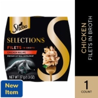 Sheba Selections Filets in Broth Cat Meal Complement Adult Chicken Recipe