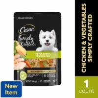 Cesar Simply Crafted Chicken, Carrots, Potatoes & Peas Canine Cuisine Complement 8.81 oz Perspective: Main