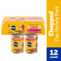 Pedigree Chopped Ground Dinner Beef and Chicken Adult Wet Can Dog Food