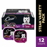 Cesar Classic Loaf in Sauce Filet Mignon & Porterhouse Steak Adult Wet Dog Food