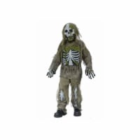Fun World 31857 Skeleton Zombie Child Costume- Size 4-6 Perspective: Main