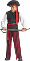 Fun World Children's Small (4-6) Caribbean Pirate Costume - Red/Black Perspective: Main
