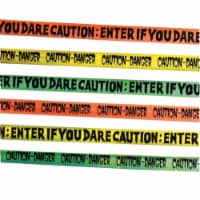 Fun World 9340ACE 50 ft. Halloween Caution Tape - pack of 24 Perspective: Main