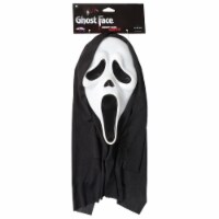 Fun World Ghost Face Mask with Shroud Halloween Costume Perspective: Main
