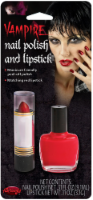 Fun World Vampire Nail Polish and Lipstick - Red Perspective: Main