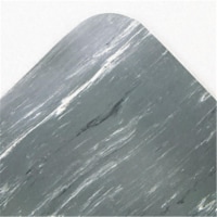 Crown Cushion-Step Surface Mat, 36 X 72, Marbleized Rubber, Gray CU 3672GY