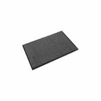 Crown Walk-A-Way Indoor Wiper Mat, Olefin, 36 X 60, Gray WA 0035GY