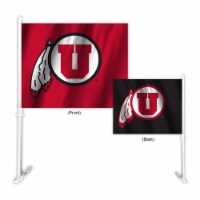 Utah Utes Home/Away Car Flag Perspective: Main