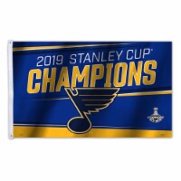 Fremont Die 2324587967 3 x 5 ft. St. Louis Blues Banner Flag - 2019 Stanley Cup Champs