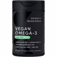 Sports Research Vegan Omega-3 Fish Oil, 60 Veggie Softgels