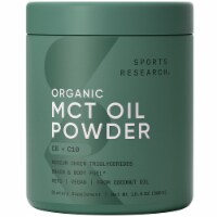 Sports Research Organic MCT Oil Powder, Unflavored, 10.6oz (300g)