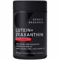 Sports Research Vegan Lutein + Zeaxanthin, 20mg (120 Softgels)