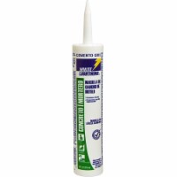 White Lightning Mortar Patch Latex Caulk Cement Gray 10oz