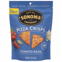Sonoma Creamery® Tomato Basil Pizza Crisps™ Crackers Perspective: Main