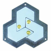 University Games Hanayama Hexagon Level 4 Puzzle Perspective: Main