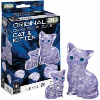 3d Crystal Puzzle Cat and Kitten University Games 023332309474 for sale online 