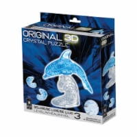BePuzzled 3D Dolphin Crystal Puzzle - Blue