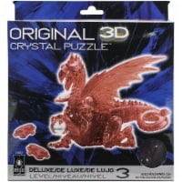 BePuzzled 3D Dragon Crystal Puzzle - Red