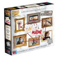 University Games Murder Mystery Party The Art of Murder Board Mystery Puzzle