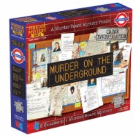 University Games Murder Mystery Party Case Murder on The Underground Murder Board Mystery Puzzle Perspective: Main