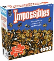 Jigsaw Puzzle 1000 Pieces 24 X24 -Impossibles- Nature's Beauty Butterflies