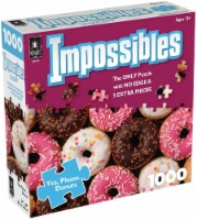 BePuzzled Impossibles Jigsaw Puzzle 1000 Pieces 24 X24 -Yes, Please Donuts
