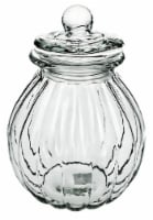 Amici Small Onion Jar with Glass Lid - Clear Perspective: Main