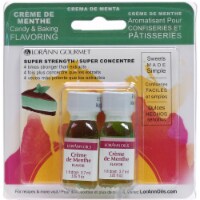 Candy & Baking Flavoring .125oz 2/Pkg-Creme De Menthe