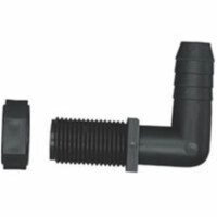 Green Leaf Inc Elbow Poly 1/2Barb X 11/16M Un NTL 12 P 2PK