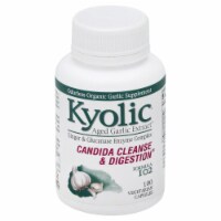 Kyolic Candida Cleanse & Digestion Formula Garlic Supplement Capsules Perspective: Main