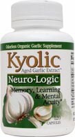 Kyolic Aged Garlic Extract™ Neuro-Logic® Memory Learning and Mental Acuity Capsules Perspective: front