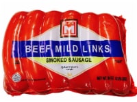 Bar M® Mild Beef Smoked Sausage Links Perspective: Main