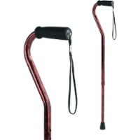 Designer Offset Cane - Red Perspective: Main