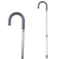 Compass Health Brands Womens Round Handle Cane - Silver Perspective: Main