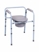 Carex® Deluxe Folding Commode 3-in-1 Design