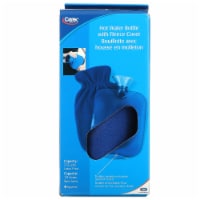 Carex Hot Water Bottle with Fleece Cover - 1 Piece