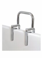 Carex Health Brands Bathtub Rail with Finish Bathtub Grab Bar Safety Bar