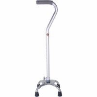 Compass Health Brands Small Base Offset Quad Cane Perspective: Main