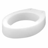 Carex Toilet Seat Riser, Elongated Raised Toilet Seat Adds 3.5 inches to Toilet Height