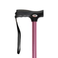 Carex® Soft Grip Derby Cane - Soft Pink Perspective: Main
