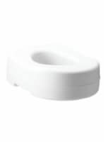 Carex Toilet Seat Riser - Adds 5 Inch - 300 Pound Weight Capacity - Slip-Resistant