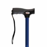 Soft Grip Derby Cane - Metalic Blue
