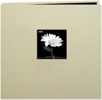 Pioneer Book Cloth Cover Post Bound Album 8 X8 -Biscott Beige