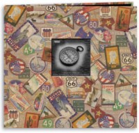 Pioneer Travel Post Bound Album 12 X12 -Travel Stickers