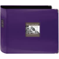 Pioneer 3-Ring Sewn Leatherette Album 12 X12 -Bright Purple