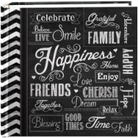 Pioneer 2-Up Chalkboard Print Album 4 X6 -Happiness