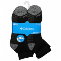 Columbia Men's Large Quarter Socks - Black Perspective: Main